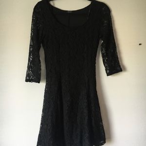 Lace skater dress